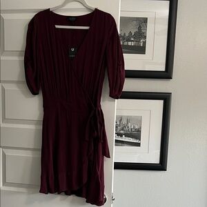 Lucky Brand wrap dress with tie. NWT